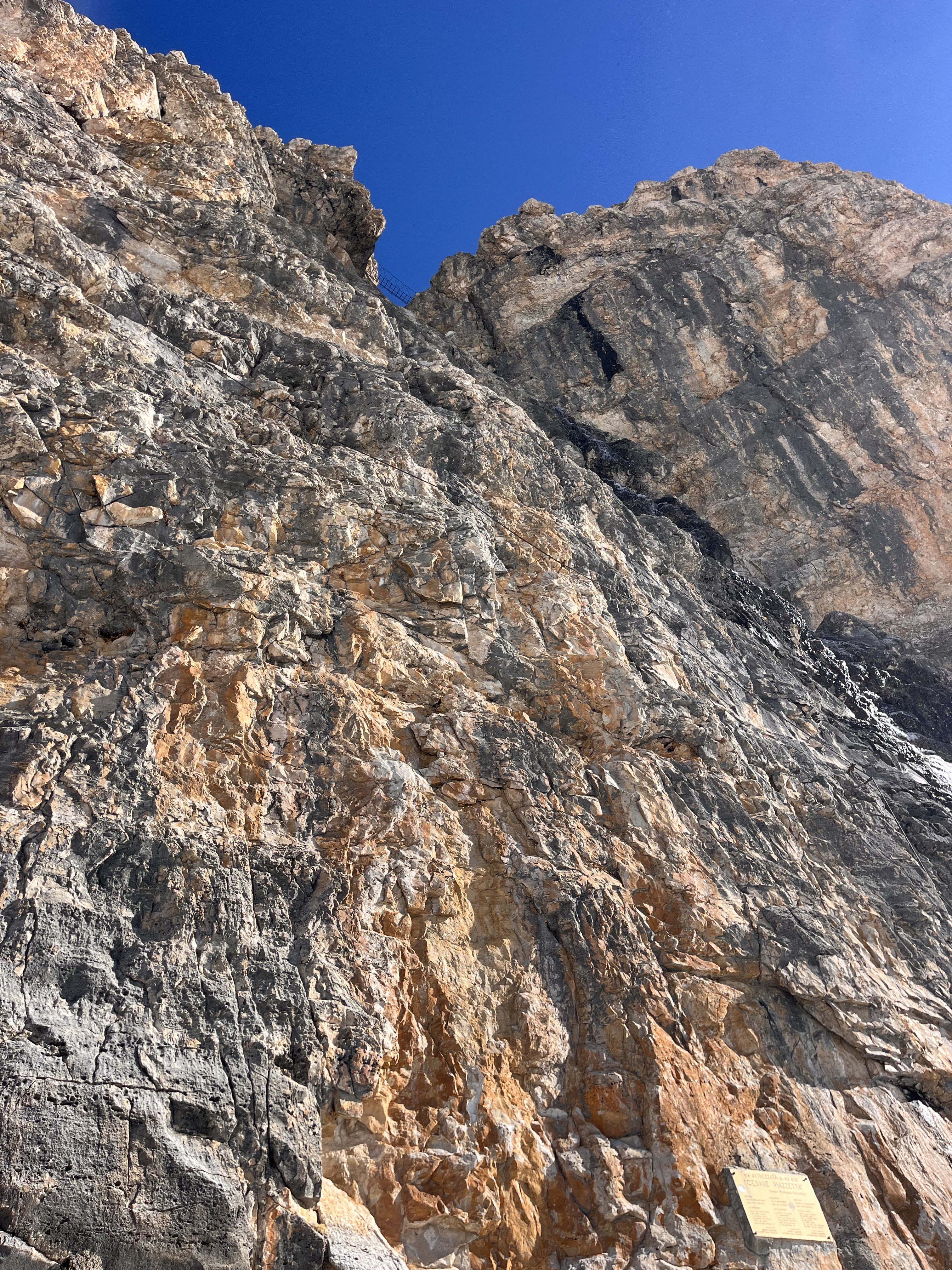 start des Klettersteigs