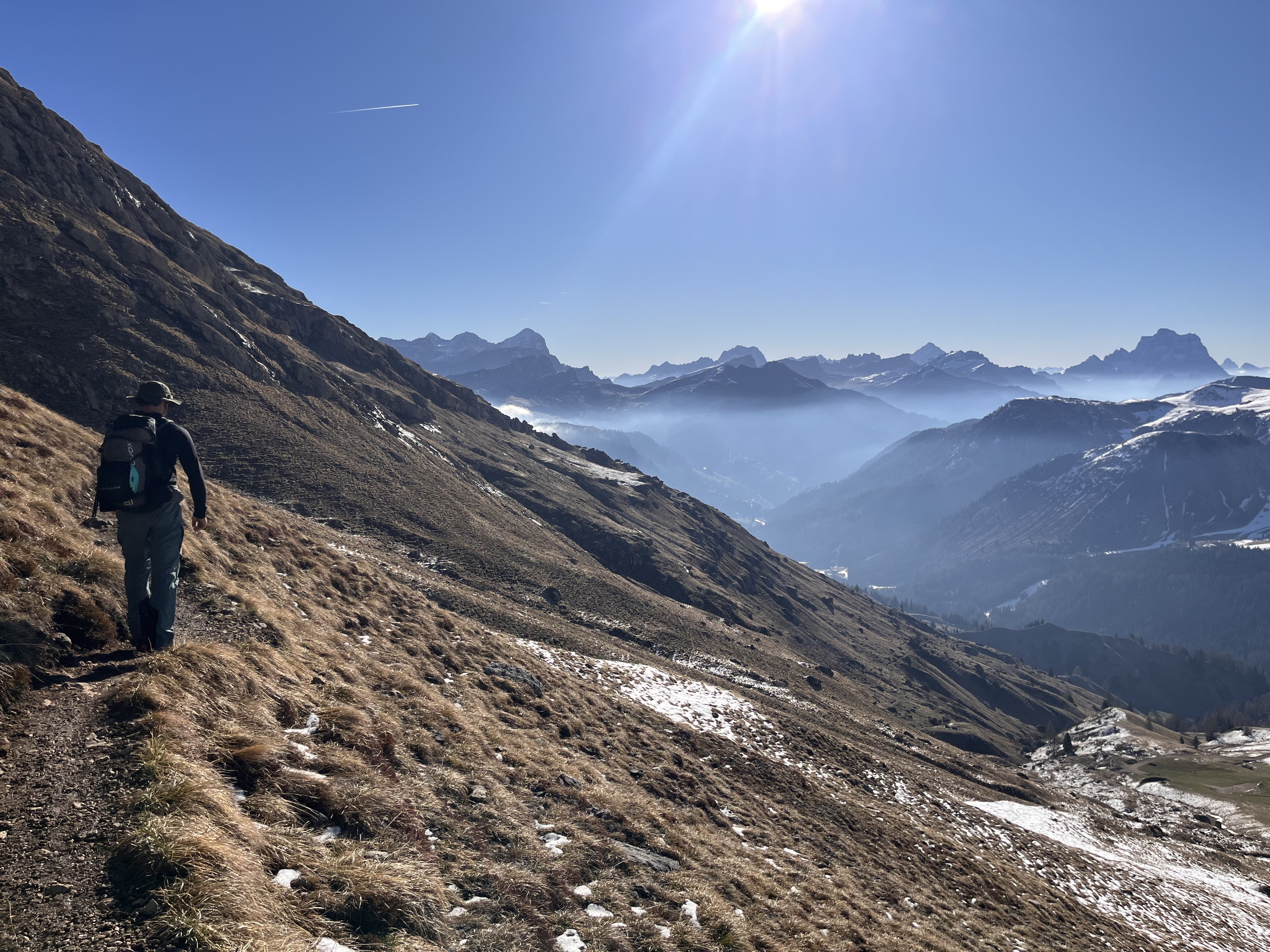 am fuß des Berges